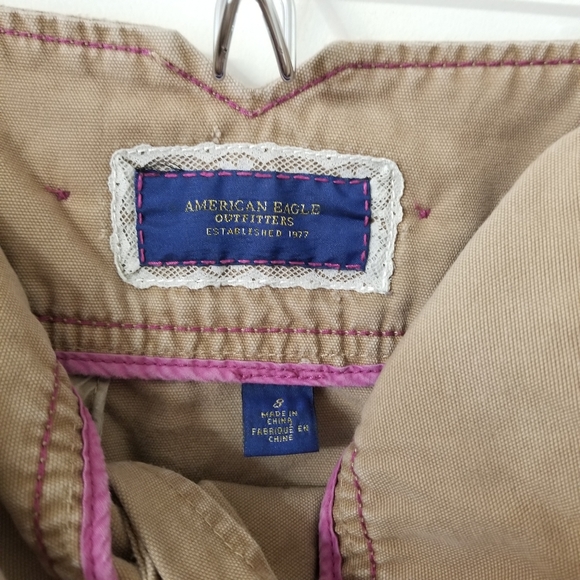 American Eagle Tan Mini Skirt - w/ Pockets! - Picture 5 of 7